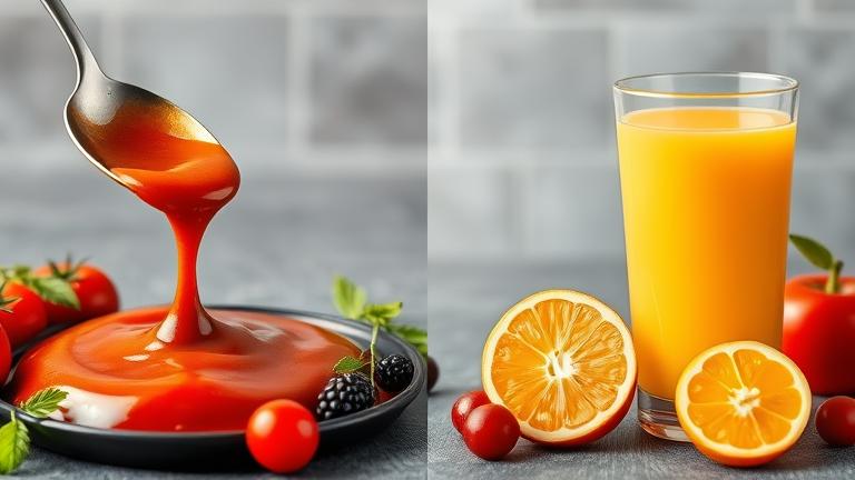 what is the difference between sauce and juice?