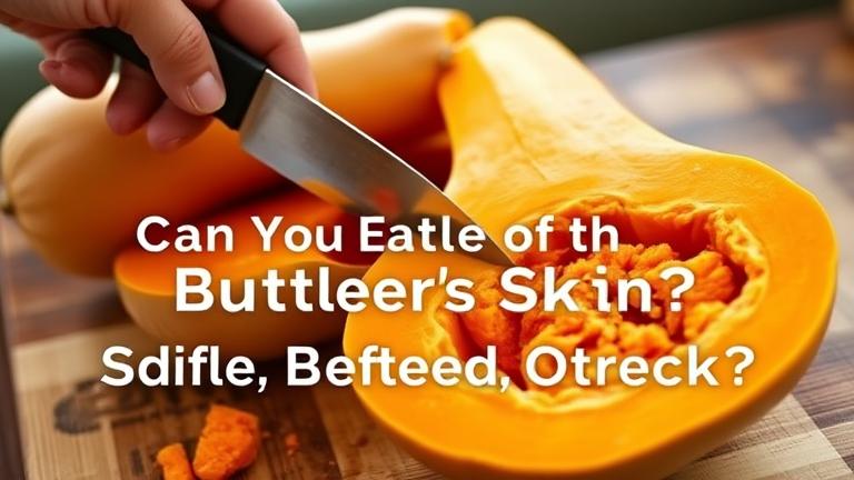 Can you eat the skin of a butternut squash?
