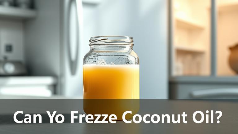 can you freeze coconut oil?
