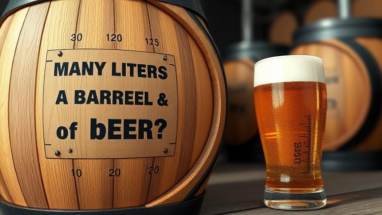 how many liters in a barrel of beer?
