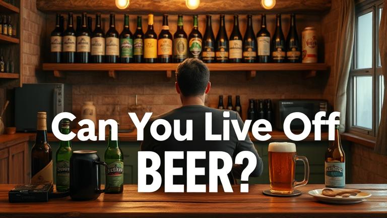 can you live off beer?