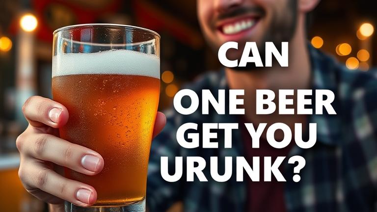 can one beer get you drunk?
