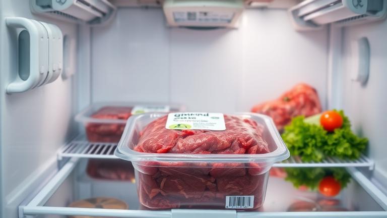 how long does ground beef keep in the fridge?