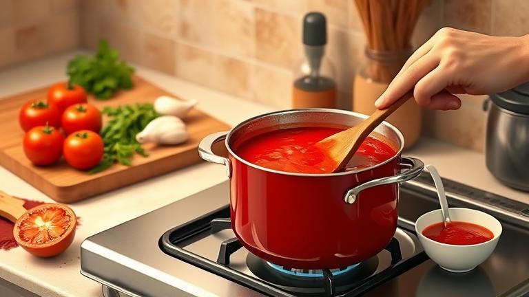 how to make tomato sauce thicker?