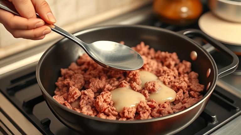 what is the best way to drain fat from ground beef?