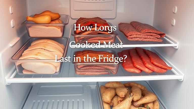how long does cooked meat last in the fridge?