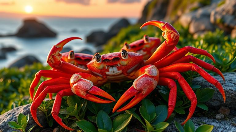 How long do Christmas Island red crabs live?