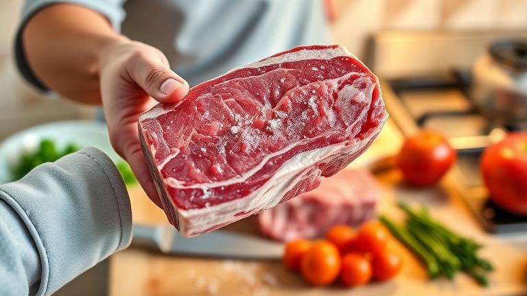can you cook beef from frozen?