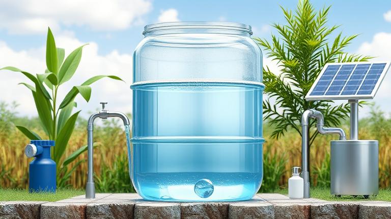how to preserve 55 gallons of water?