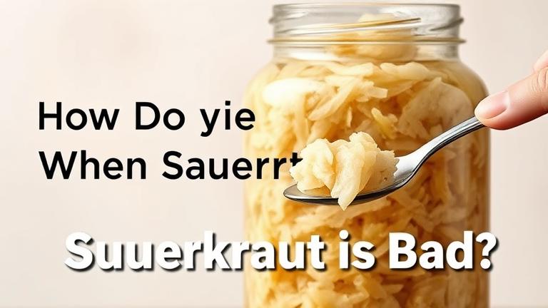 how do you know when sauerkraut is bad?