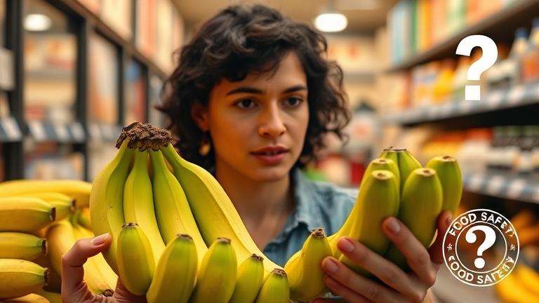 can you get sick from eating green bananas?