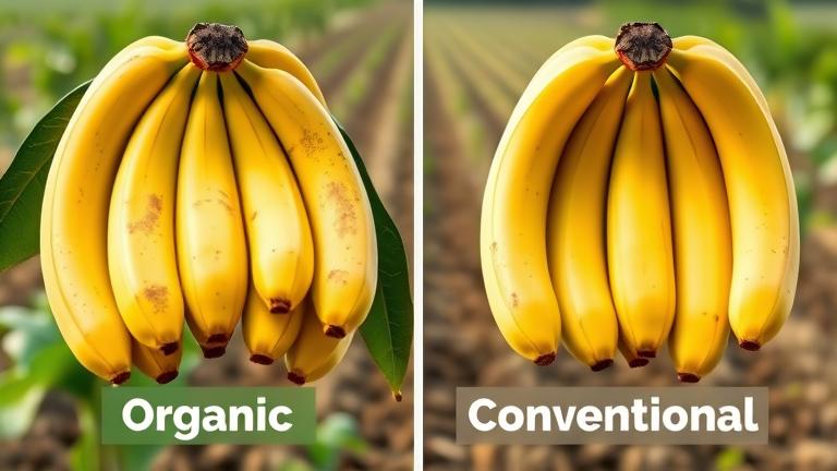 are organic bananas better?