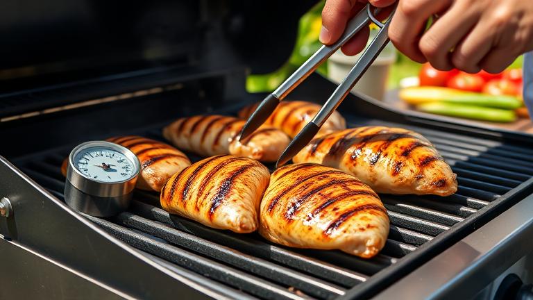 how do you not overcook chicken on the grill?