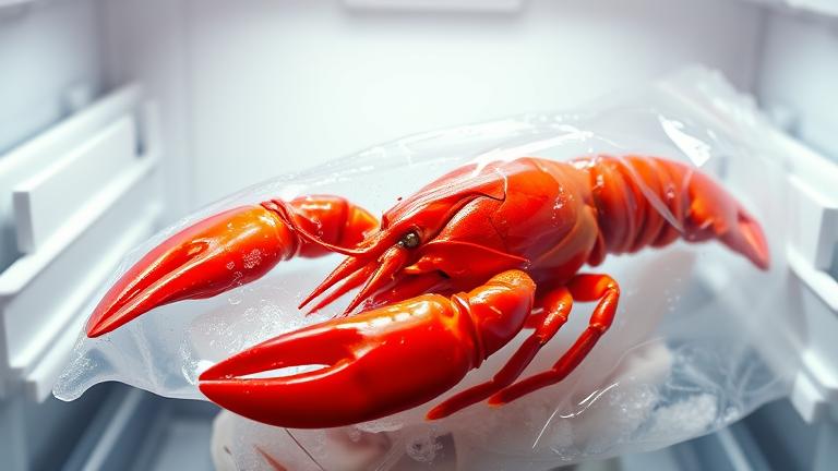 can you freeze cooked crawfish?