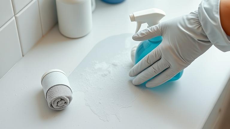 How toxic is bleach residue?