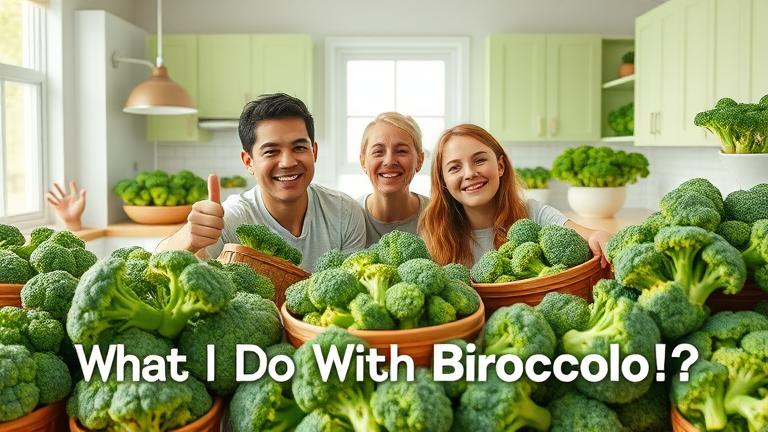 What can I do with too much broccoli?
