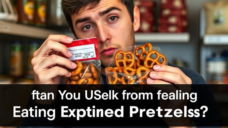 can you get sick from eating expired pretzels?