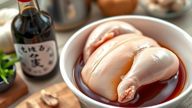 how long to marinate chicken in soy sauce?
