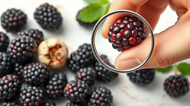 how to tell if blackberries are bad?