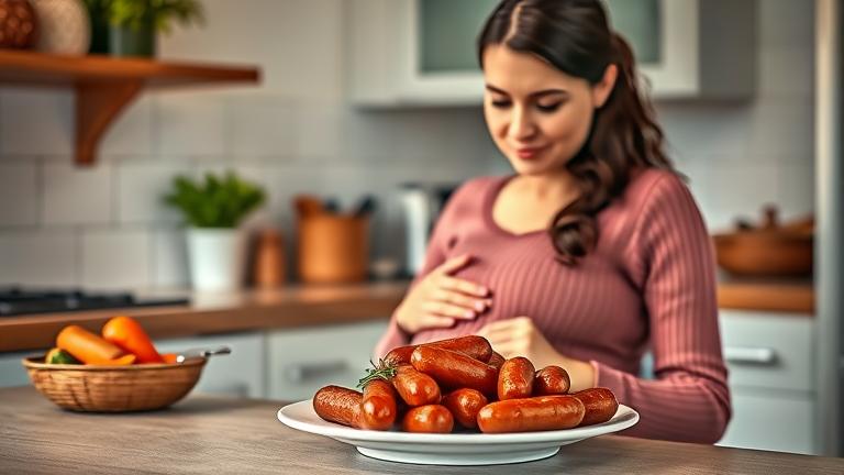 can you eat cooked sausage in early pregnancy?