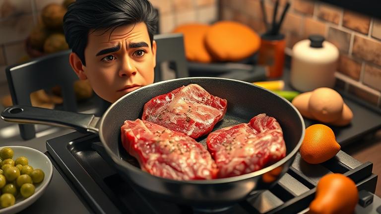 can you stop cooking meat halfway through?