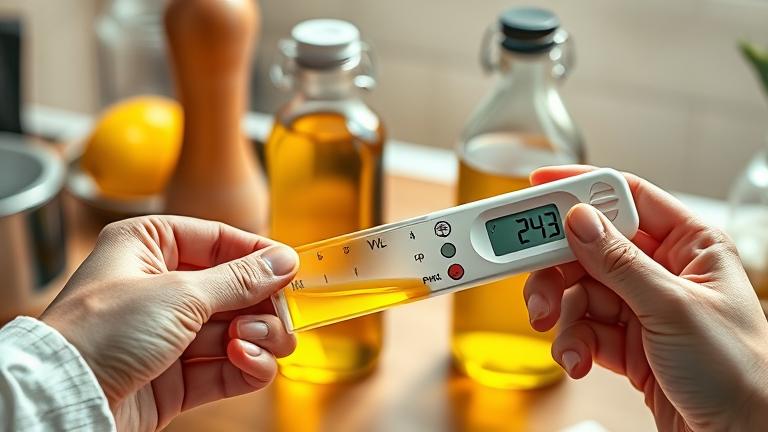 why cant you measure the ph of cooking oil?