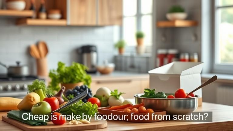 is it cheaper to make your own food from scratch?