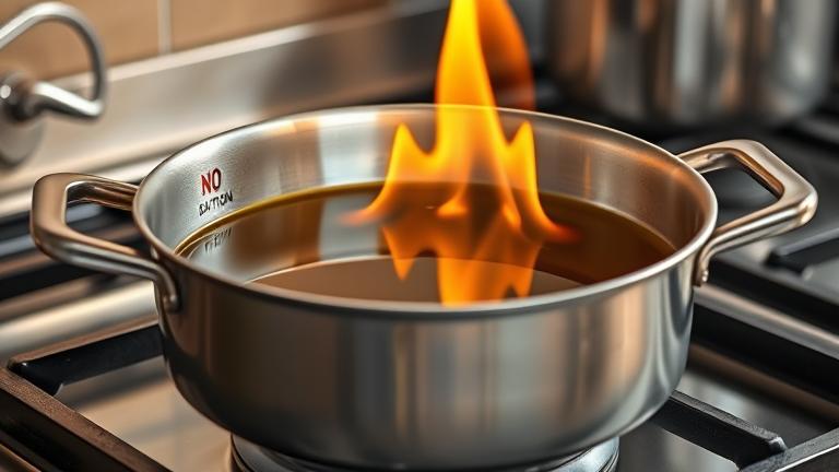 what is the flash point of cooking oil?