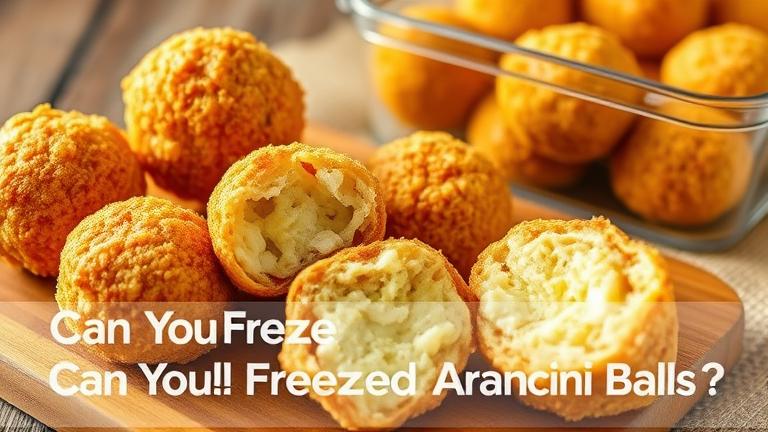 can you freeze cooked arancini balls?