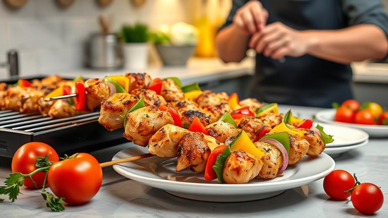 your how do you cook woolworths chicken kebabs?