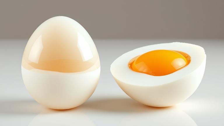 in what way is the protein in cooked egg the same as that in a raw egg?