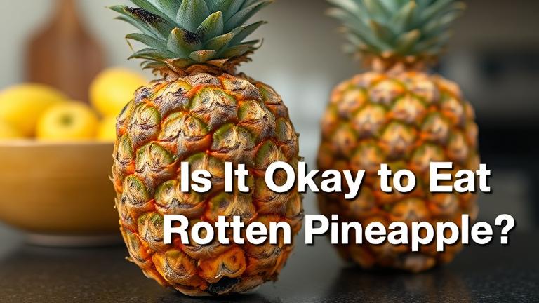 is it ok to eat rotten pineapple?