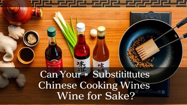 can you substitute chinese cooking wine for sake?