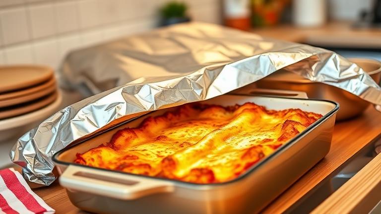 should lasagna be covered while cooking? - Test Food Kitchen