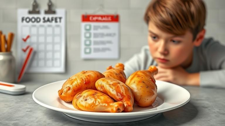 can you get food poisoning from pre cooked chicken?