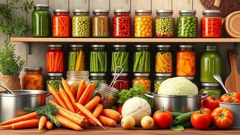 how to preserve vegetables for winter?