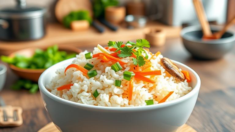 what can i add to white rice when cooking?