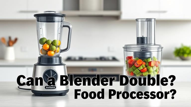 can a blender be used as a food processor?