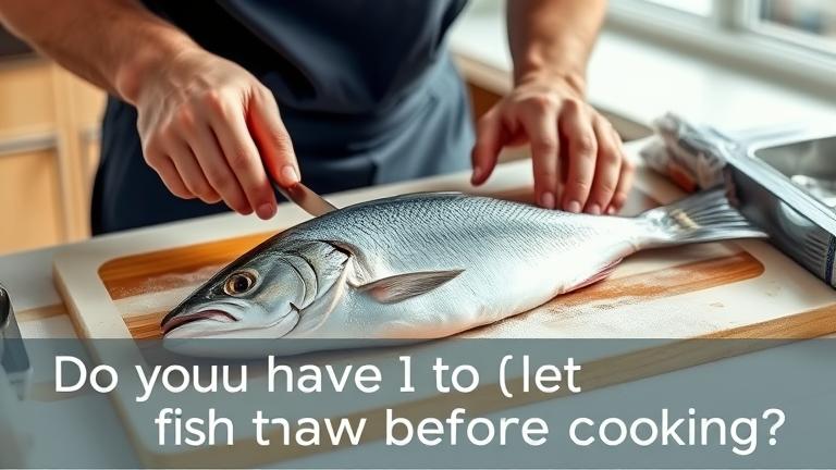 your do you have to let fish thaw before cooking?