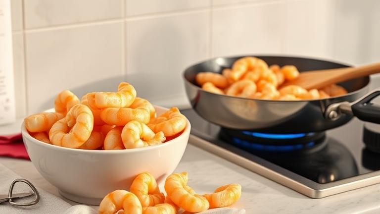 how do i cook frozen mini prawns?