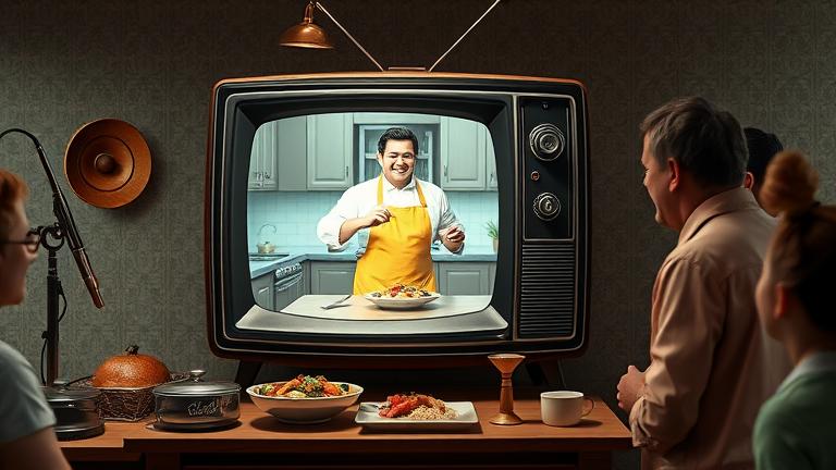who had the first cooking show on tv?