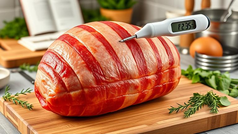 what temp does a pre cooked ham need to be?