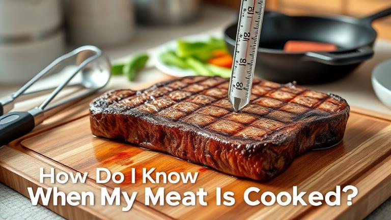 how do i know when my meat is cooked?