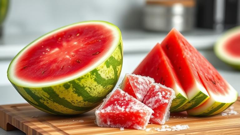 is watermelon good after being frozen?