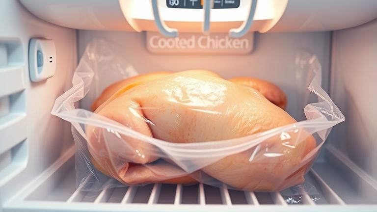 how long can you keep frozen cooked chicken?