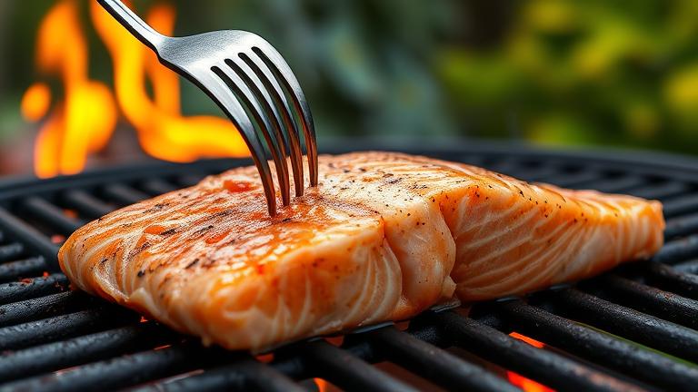 will salmon fall apart on the grill?
