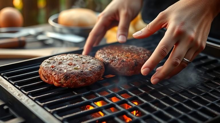how do you cook burgers on a smoker?