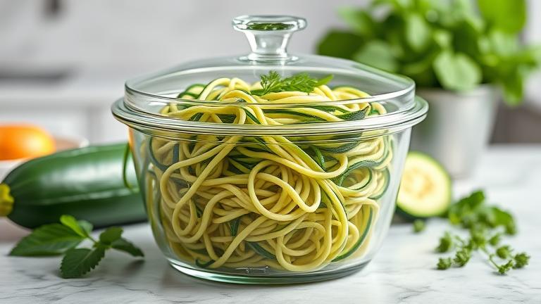 how to preserve zucchini noodles?