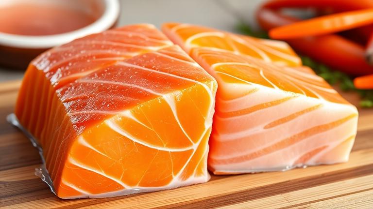 does salmon turn white when cooked?