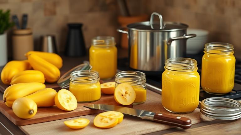 how to preserve yellow squash?